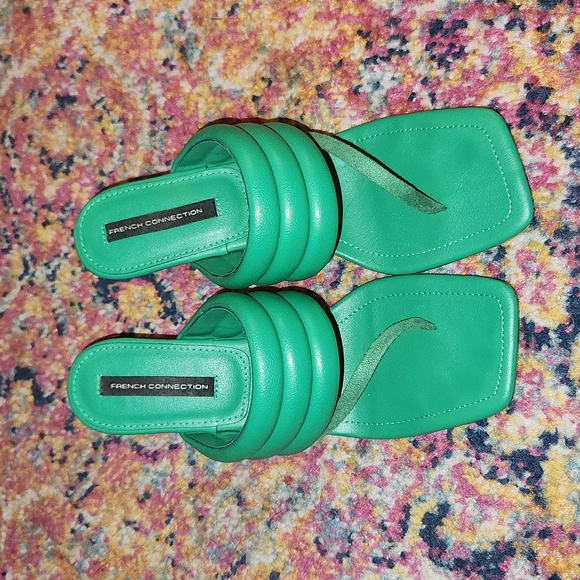 French Connection Shoes - French connection Valerie dress sandals size 6.5 Green.